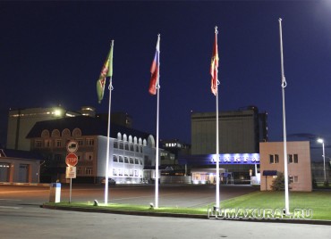 Светодиодное освещение флагштоков