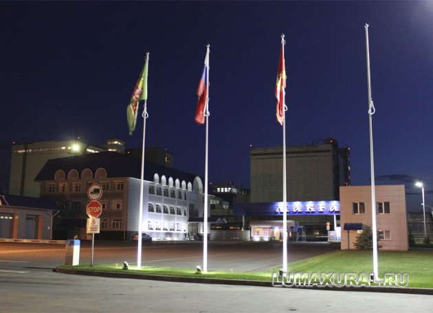 Светодиодное освещение флагштоков